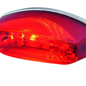 Piloto trasero HIGHSIDER smart MONSTER universal con luz de matrícula