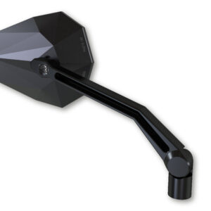 Retrovisor de manillar HIGHSIDER pro Stealth -X2 - con intermitentes LED - negro - Pareja