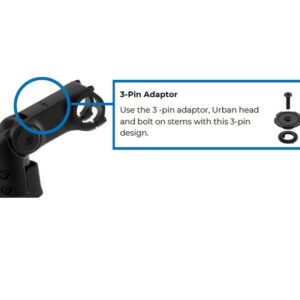 Adaptador smartphone de potencia QUAD LOCK para bicicletas