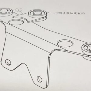 Soporte de marcador KOSO RX4 para Yamaha XSR-700 - BE081000
