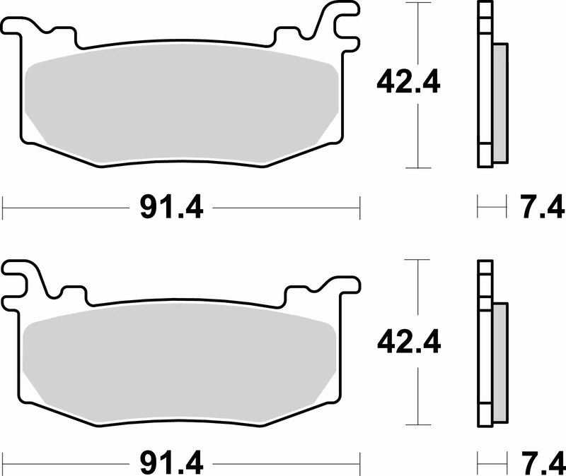 Pastillas de freno sinterizadas Brembo - 07BB4480