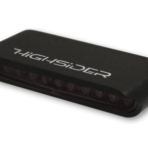 Intermitente LED HIGHSIDER pro Stripe - homologado E - negro/ahumado - Pareja