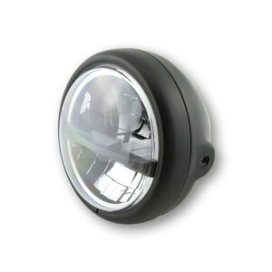 Faro delantero LED HIGHSIDER pro Pecos Type 5 - 5 3/4 inch - negro