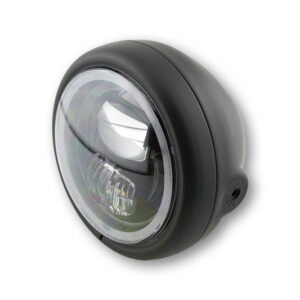 Faro delantero LED HIGHSIDER pro Pecos Type 7 - 5 3/4 inch - negro