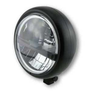 Faro delantero LED HIGHSIDER pro Pecos Type 5 - 5 3/4 inch - negro