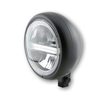Faro delantero LED HIGHSIDER pro Pecos Type 6 - 5 3/4 inch - negro