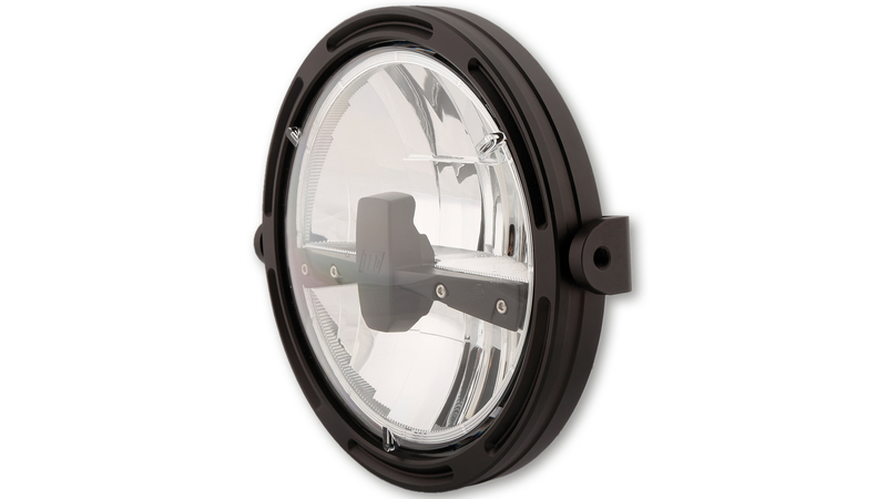 Faro delantero LED HIGHSIDER pro Frame-R1 Type 3 - 7 inch - negro