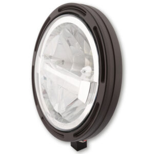 Faro delantero LED HIGHSIDER pro Frame-R1 Type 4 - 7 inch - negro