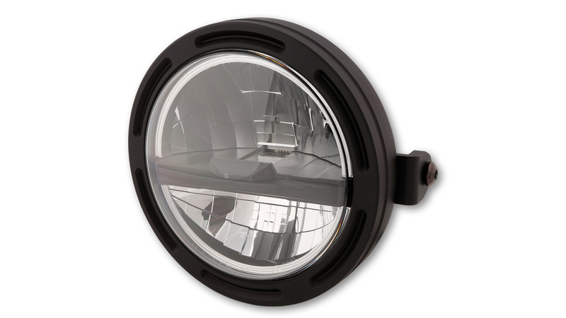 Faro delantero LED HIGHSIDER pro Frame-R2 Type 5 - 5 3/4 inch - negro