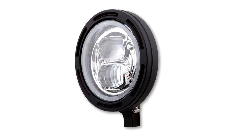 Faro delantero LED HIGHSIDER pro Frame-R2 Type 7 - 5 3/4 inch - negro
