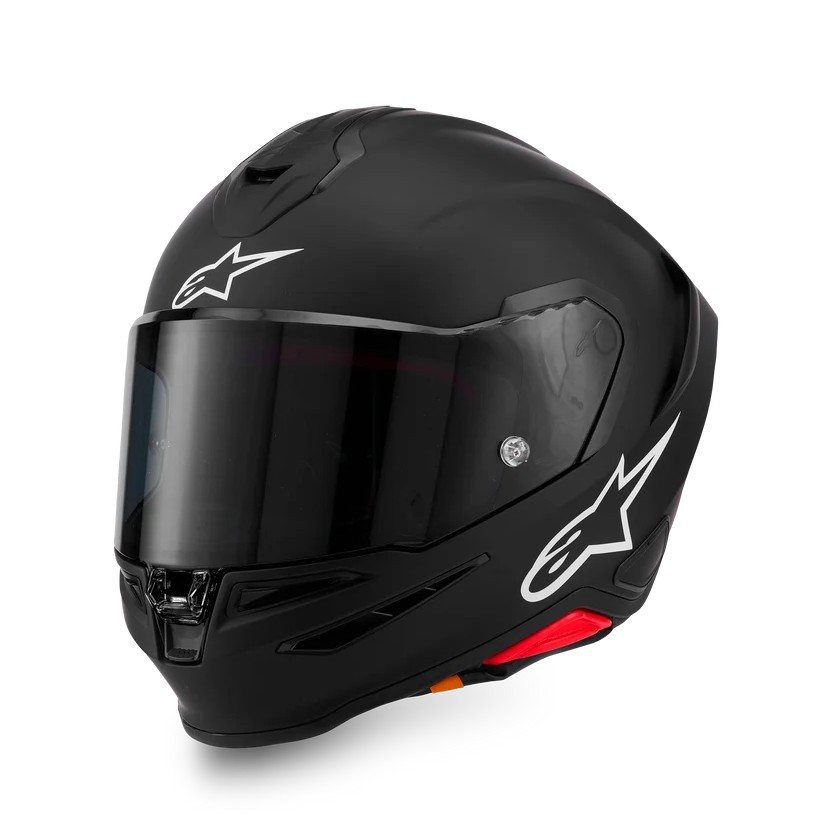 CASCO ALPINESTARS SUPERTECH R7 SOLID BLACK MATTE