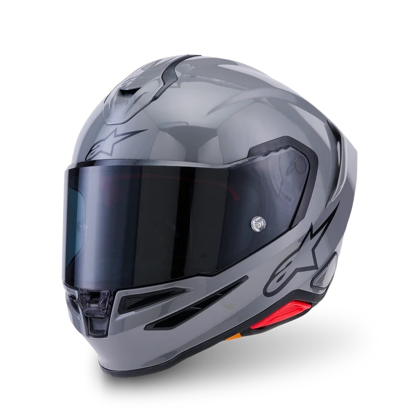 CASCO ALPINESTARS SUPERTECH R7 SOLID GRAY GLOSSY