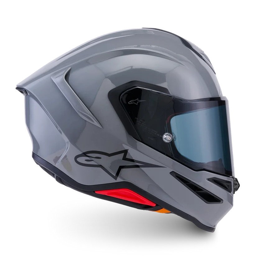 CASCO ALPINESTARS SUPERTECH R7 SOLID GRAY GLOSSY