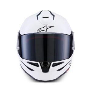 CASCO ALPINESTARS SUPERTECH R7 SOLID WHITE GLOSSY