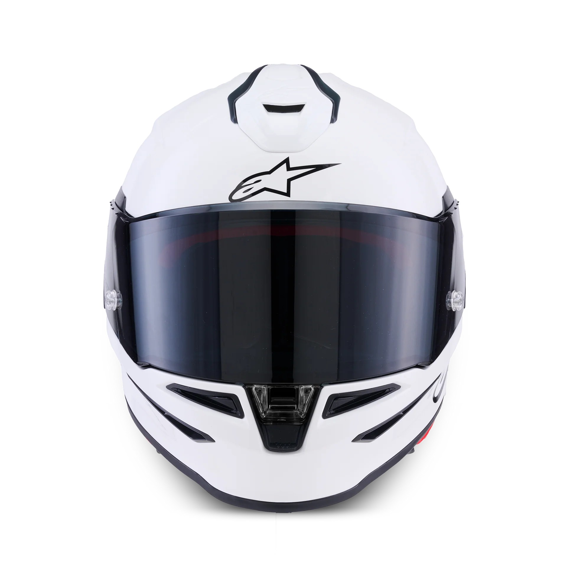 CASCO ALPINESTARS SUPERTECH R7 SOLID WHITE GLOSSY