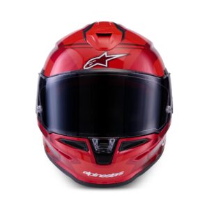 CASCO ALPINESTARS SUPERTECH R7 A-CORE RED WHITE GLOSSY