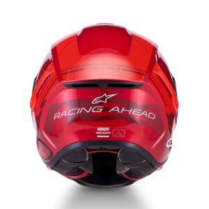 CASCO ALPINESTARS SUPERTECH R7 A-CORE RED WHITE GLOSSY