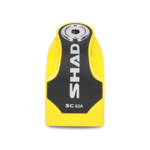 Candado disco para moto ANTIRROBO DE DISCO SC62A – AMARILLO - Con ALARMA 120 DB