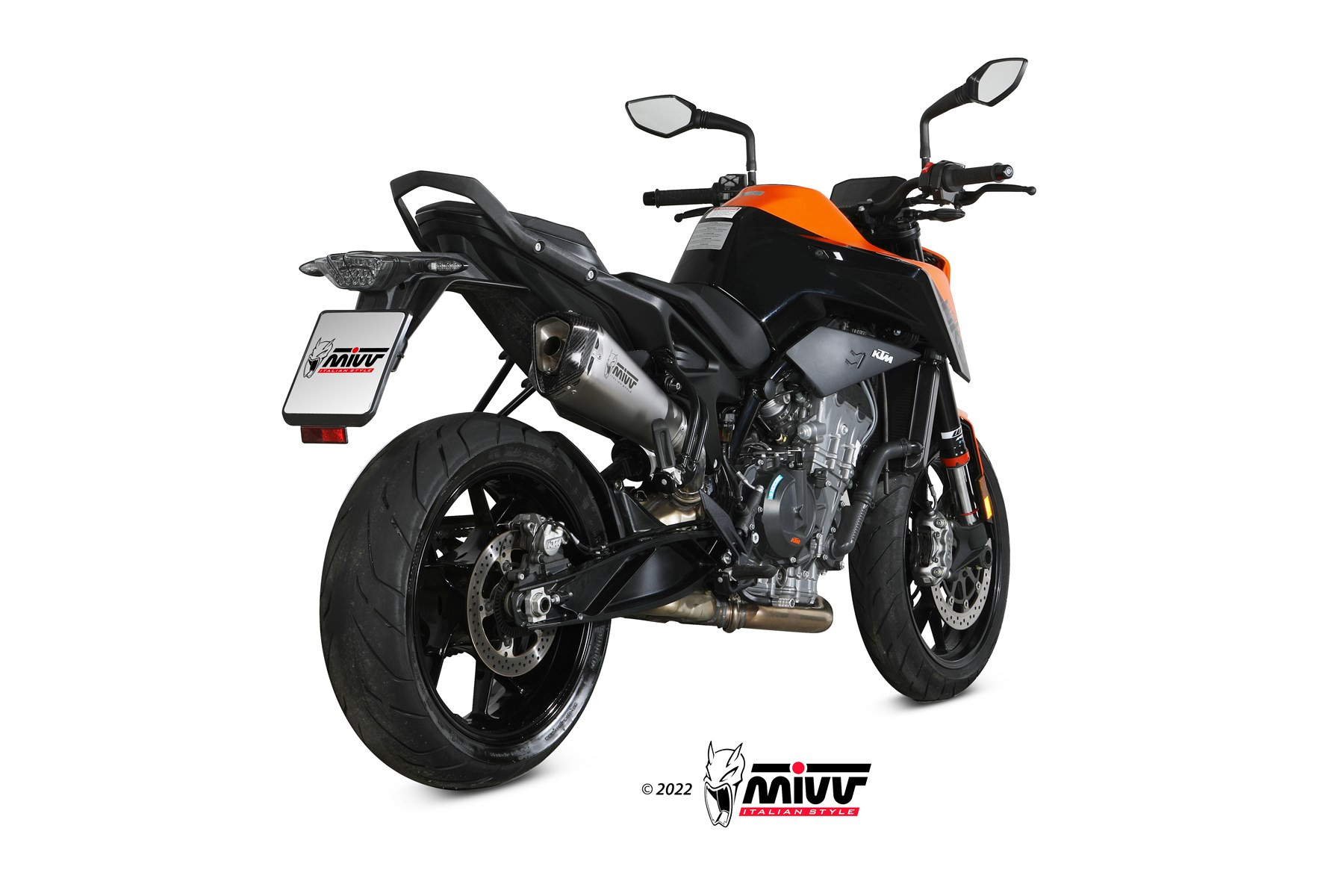 Mivv Slip-On Delta Race St. Steel KTM 790 Duke 2018-20 / 890 Duke 2020-25