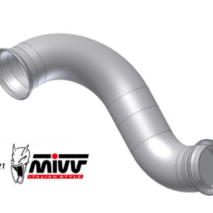 Mivv Tubo no kat (compatible con Silencioso Mivv y Original) KTM 790 Duke 2018-20 / 890 Duke 2020-25