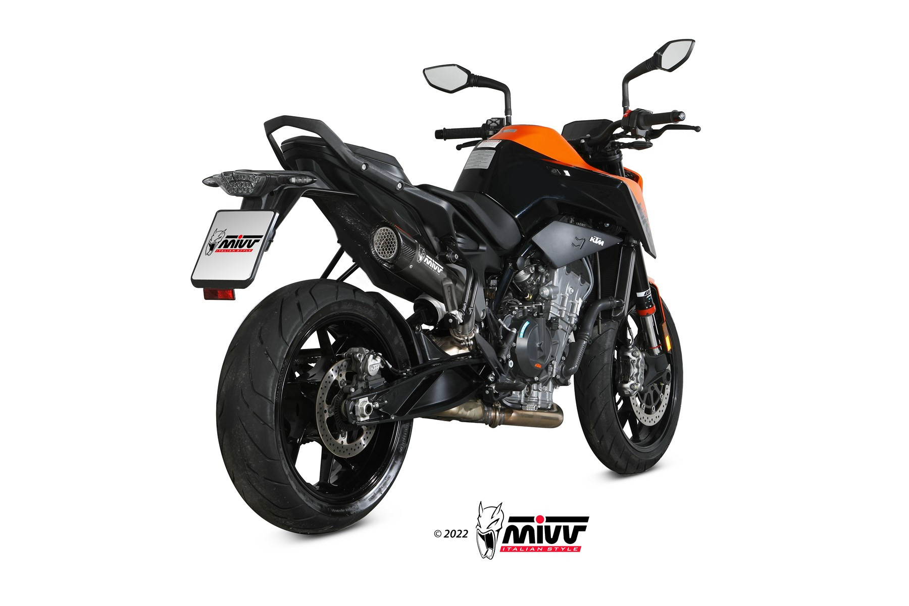 Mivv 2 Slip-On Speed edge Black Titanium Suzuki GSX-R 1300 Hayabusa 2021-25