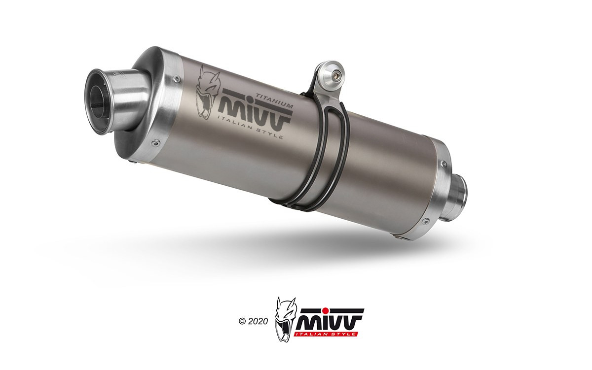 Mivv 2 Slip-On Oval titan Ducati 748 1994-03 / 916 1994-98 / 996 1994-01 / 998 1994-01