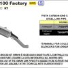 Arrow Silencioso Pista de titanio con conector de titanio 71003PT