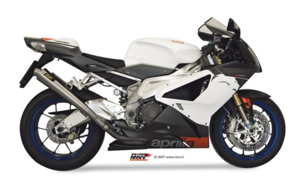 Escape Mivv 2 Slip-On X-Cone St. Steel Aprilia RSV 1000 2004-08 / Tuono Fighter 1000 2006-10