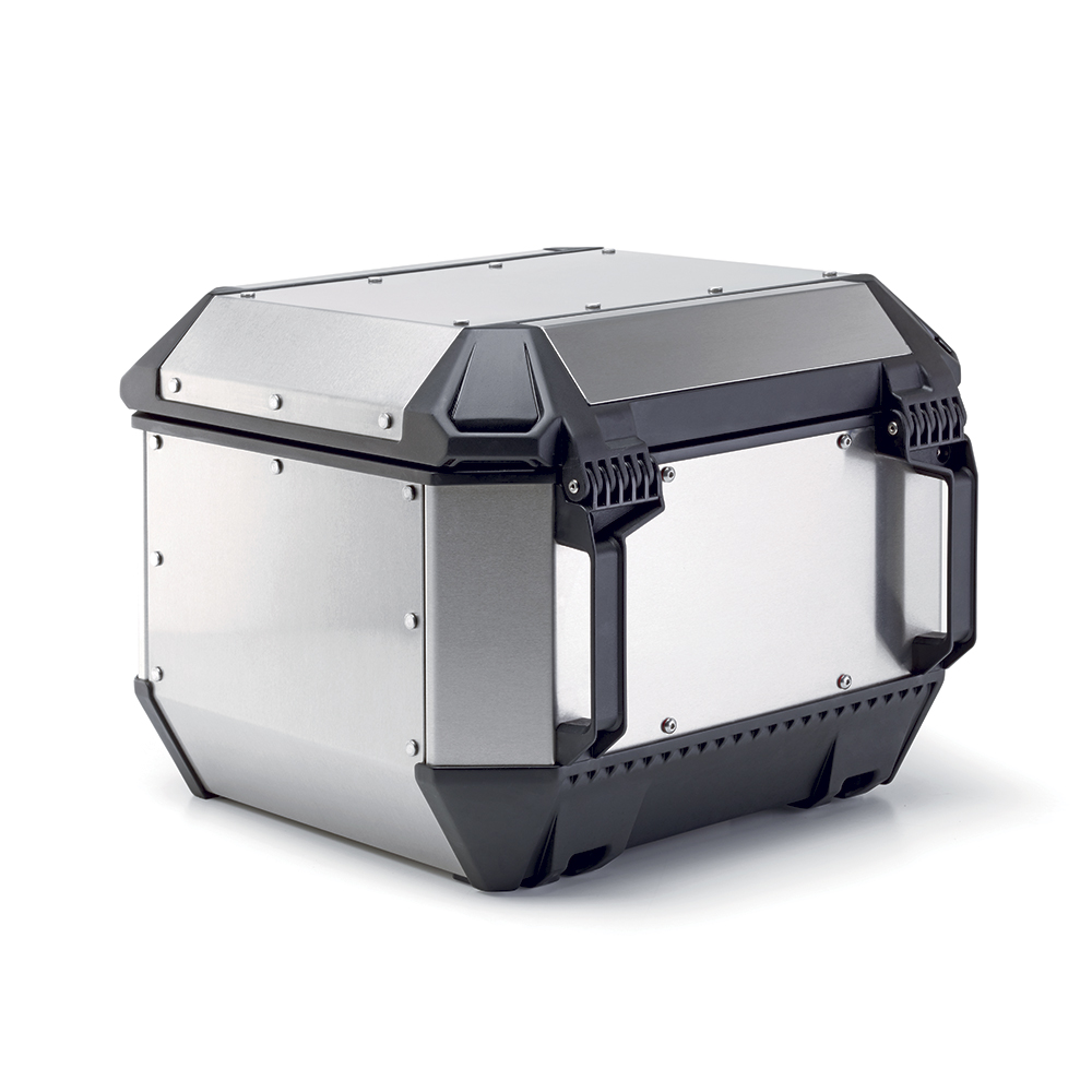 Maleta Trekker Alaska de aluminio natural, 44 L. - ALA44A
