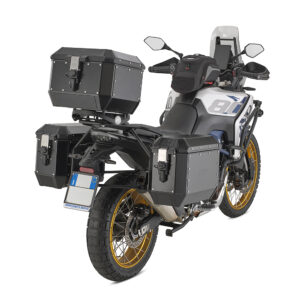 Maleta Trekker Alaska de aluminio acabado negro, 44 L. - ALA44B