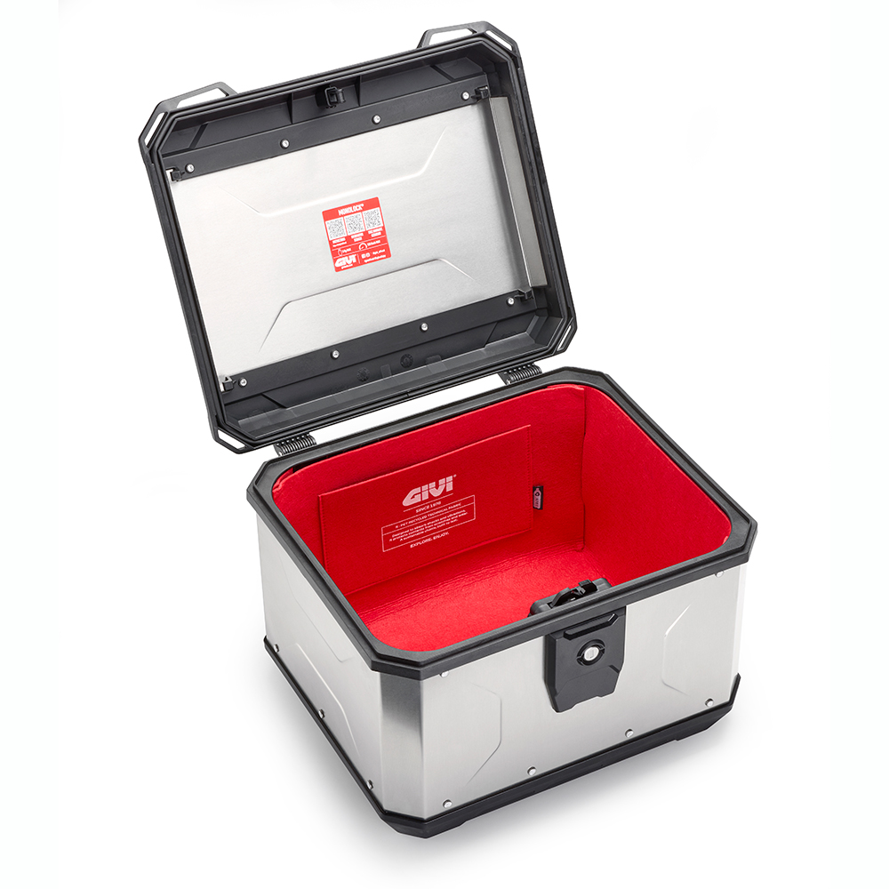 Baúl MONOLOCK® de aluminio natural, 44 L. - ALP44A2