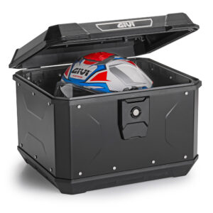 Baúl MONOLOCK® de aluminio acabado negro, 44 L. - ALP44B2