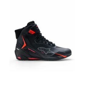 Botas Alpinestars FASTER-4 DRYSTAR BLACK RIO RED RED FLUO