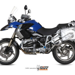 Mivv Slip-On Speed edge St. Steel con tapa carbono BMW R 1200 GS / Adventure 2004-07