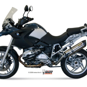 Mivv Slip-On Suono St. Steel con tapa carbono BMW R 1200 GS / Adventure 2008-09