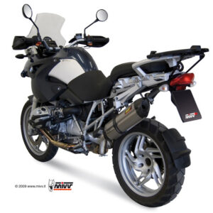 Mivv Slip-On Suono St. Steel con tapa carbono BMW R 1200 GS / Adventure 2008-09
