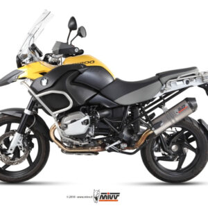 Mivv Slip-On Oval titan con tapa carbono BMW R 1200 GS / Adventure 2010-12