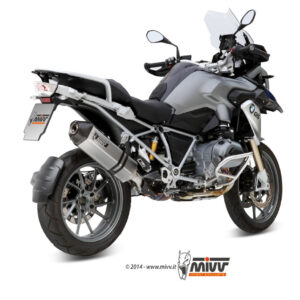 Mivv Slip-On Speed edge St. Steel con tapa carbono BMW R 1200 GS / Adventure 2013-18