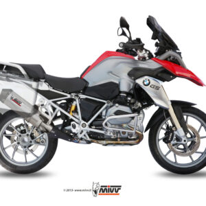 Mivv Slip-On Oval titan con tapa carbono BMW R 1200 GS / Adventure 2013-18