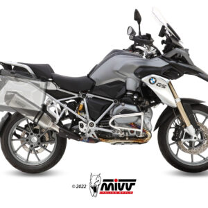 Mivv Slip-On Speed edge titan con tapa carbono BMW R 1200 GS / Adventure 2013-18