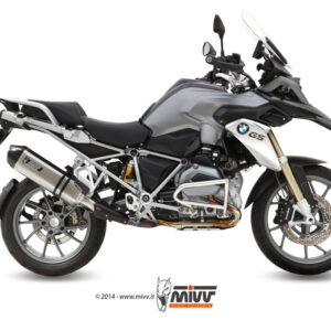 Mivv Slip-On Speed edge St. Steel con tapa carbono BMW R 1200 GS / Adventure 2013-18