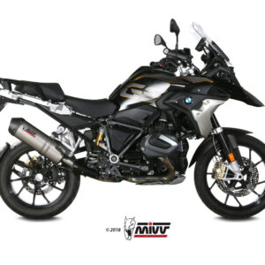 Mivv Slip-On Oval Titan con tapa carbono BMW R 1250 GS / Adventure 2019-23