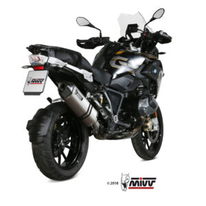 Mivv Slip-On Speed edge St. Steel con tapa carbono BMW R 1250 GS / Adventure 2019-23