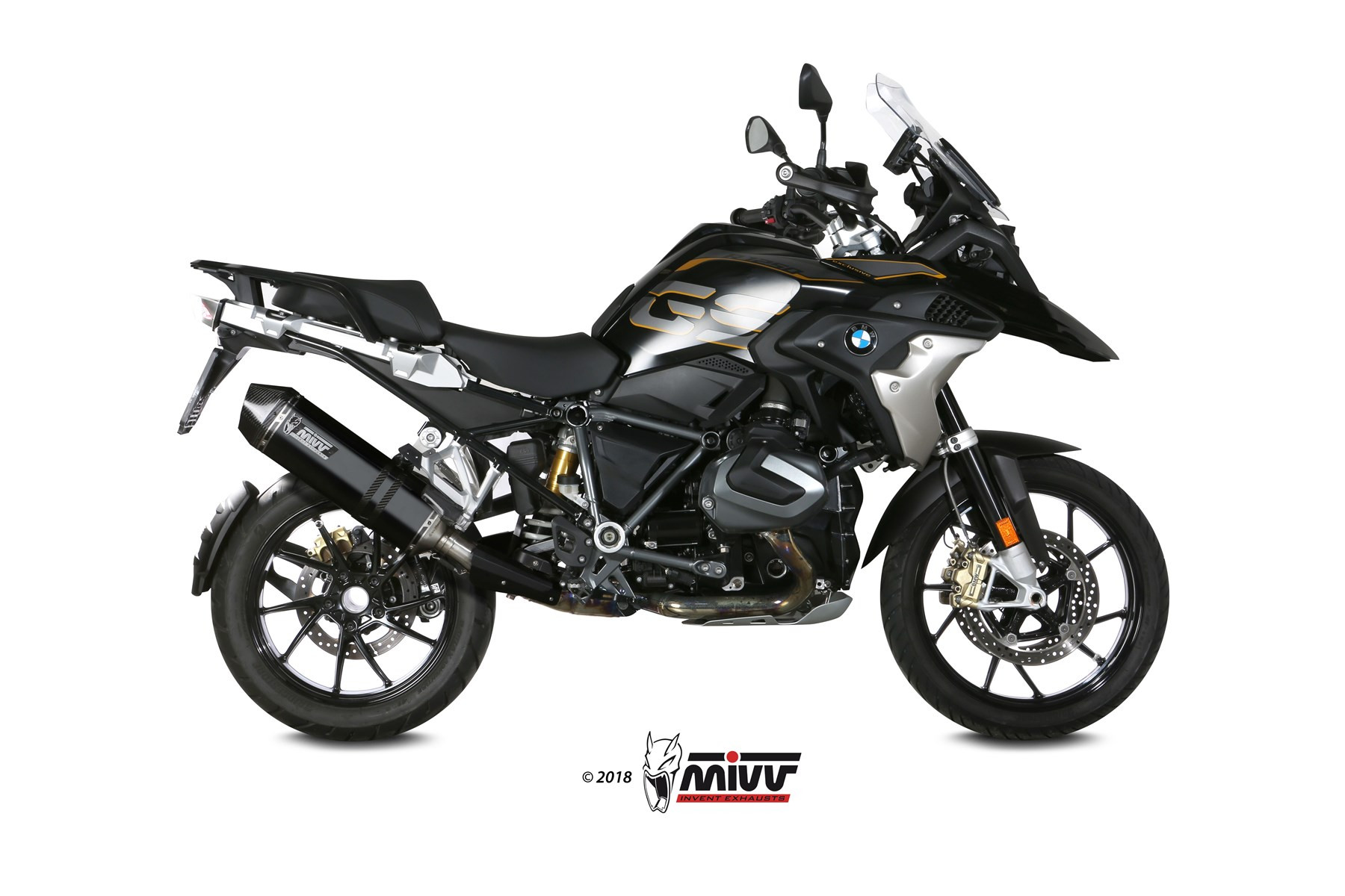 Mivv Slip-On Speed edge Black BMW R 1250 GS / Adventure 2019-23