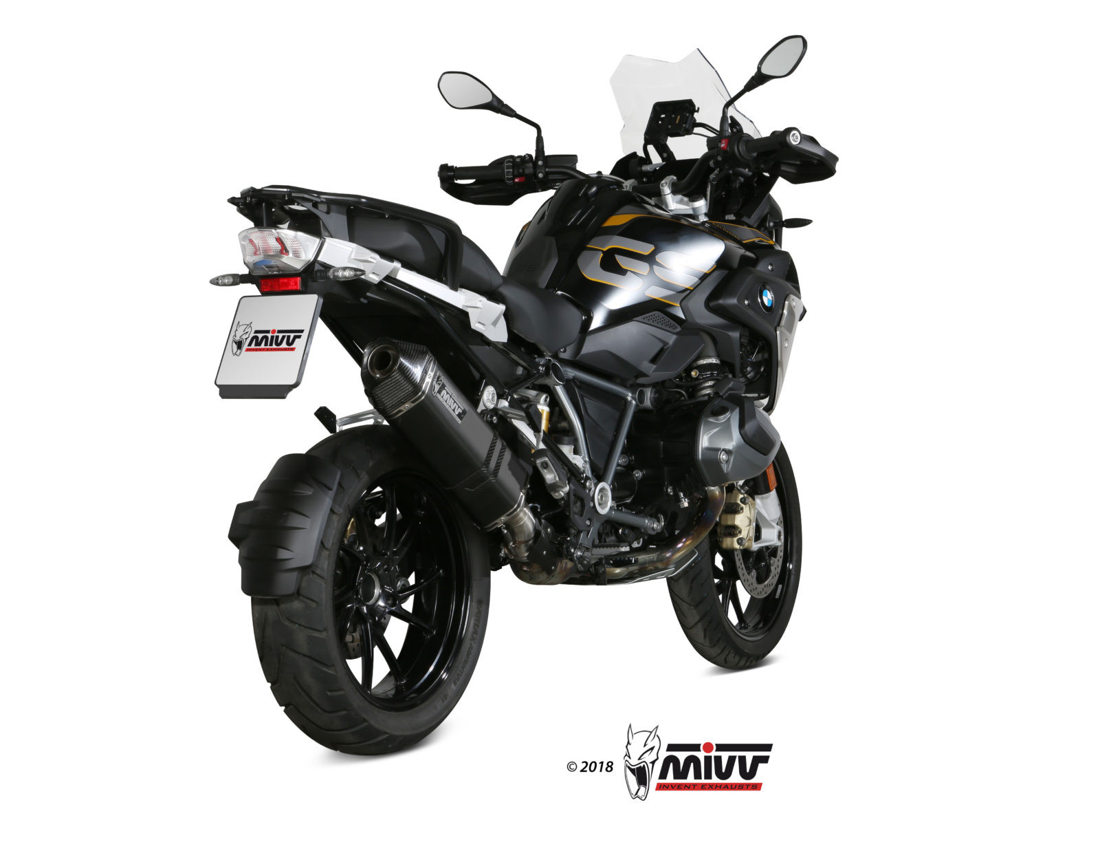Mivv Slip-On Speed edge Black BMW R 1250 GS / Adventure 2019-23