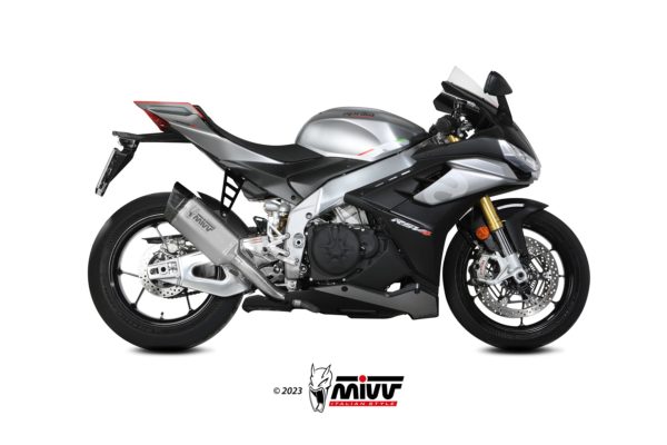 Escape Mivv Slip-On SR-1 titanium Aprilia RSV4 / Tuono V4 1100 2021-24