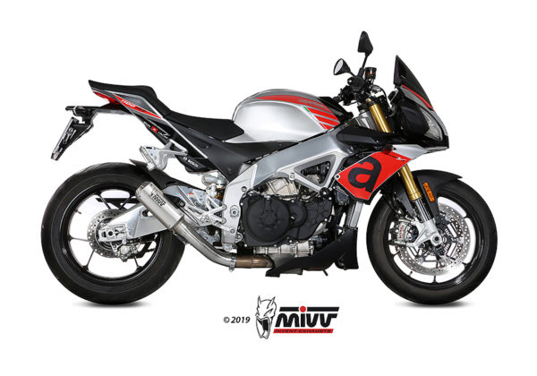 Escape Mivv Slip-On Mk3 St. Steel Aprilia Tuono V4 1100 2018-20