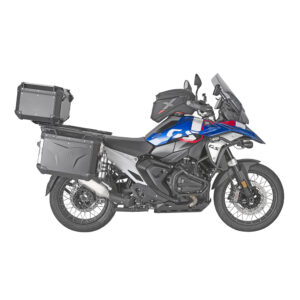 Maleta para moto lateral izquierda Trekker Outback EVO Black Line 48 L. - OBKEV48BR