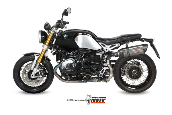 Escape Mivv Slip-On Suono St. Steel con tapa carbono BMW R Nine T 2014-23