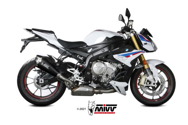 Escape Mivv Slip-On Delta Race carbono BMW S 1000 R 2017-20